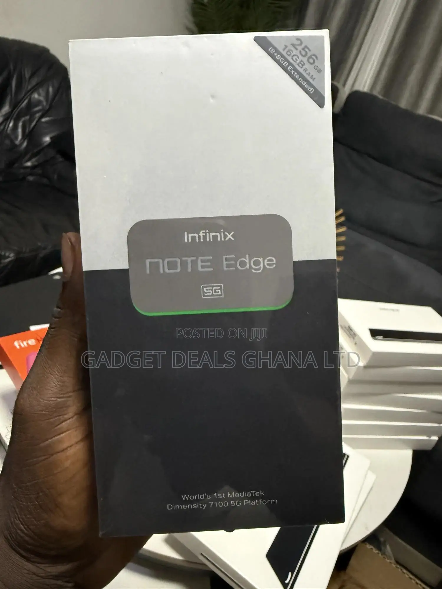 New Infinix Note Edge 256 GB Gray