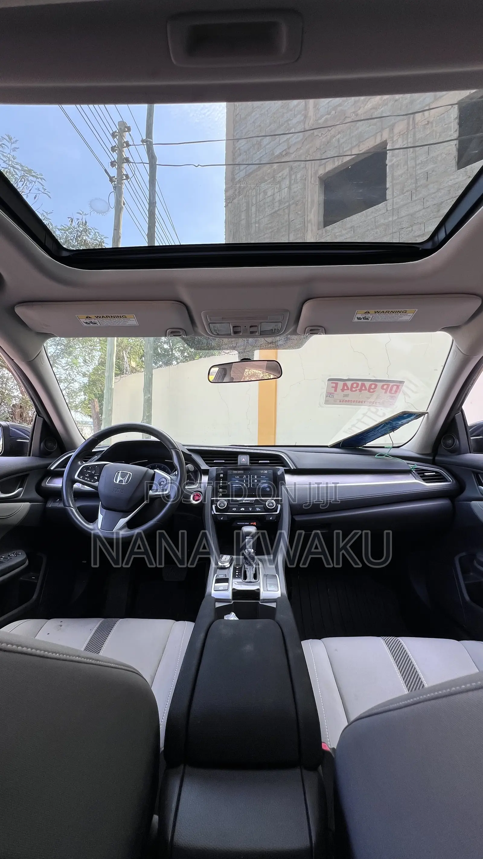 Honda Civic EX-L Sedan 2018 Black