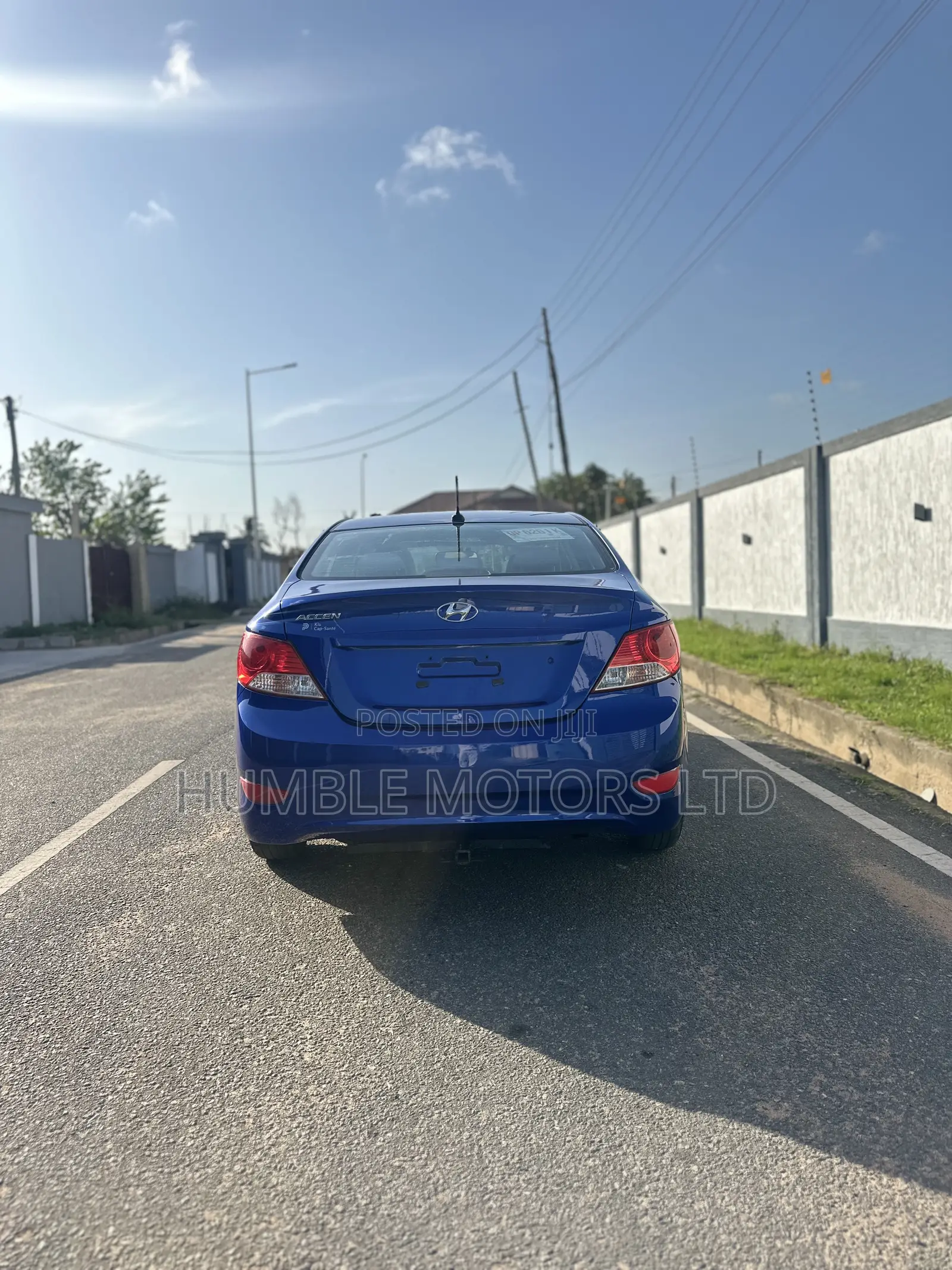 Hyundai Accent 2012 Blue