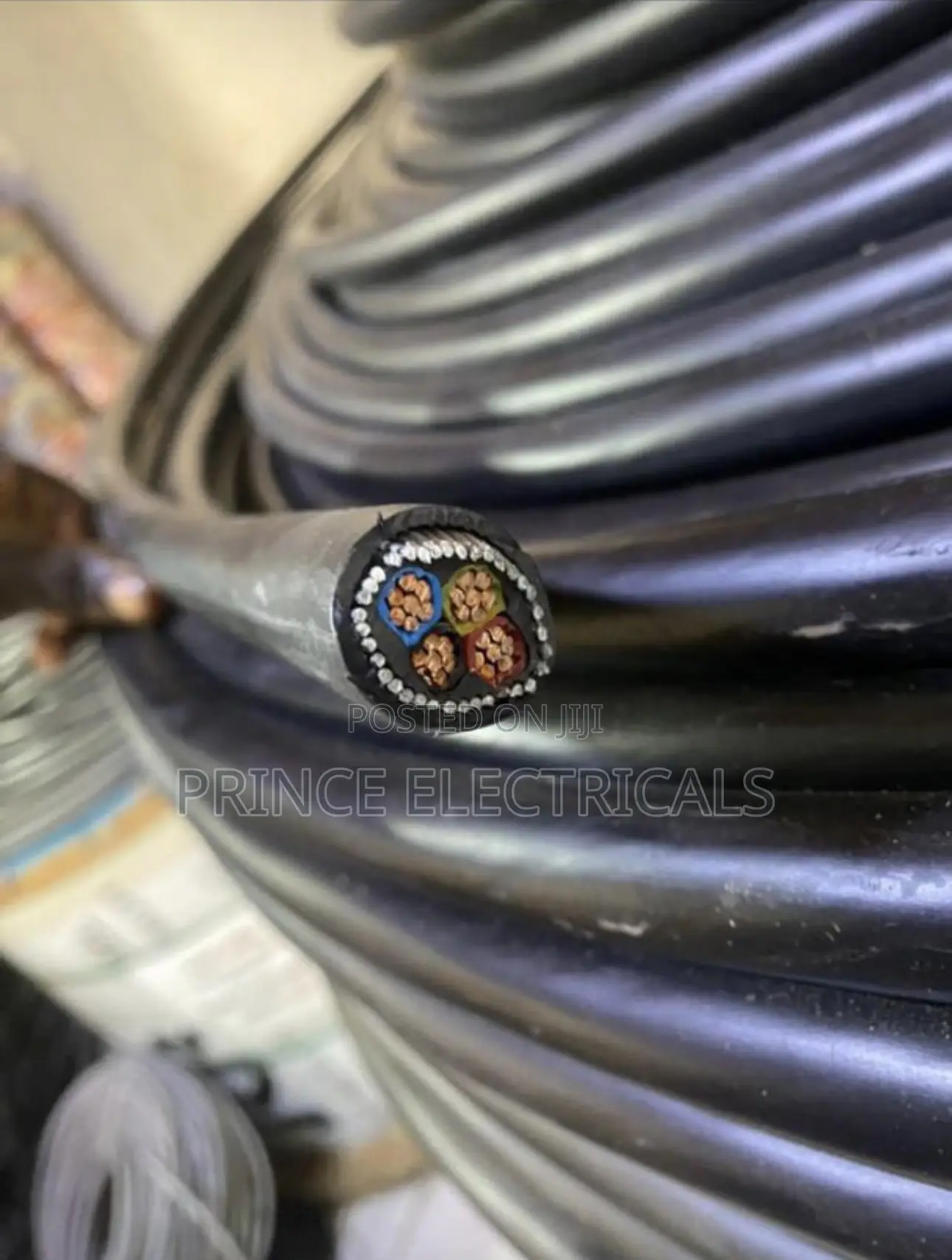 25mm X 4 Amoured Cable( Copper )