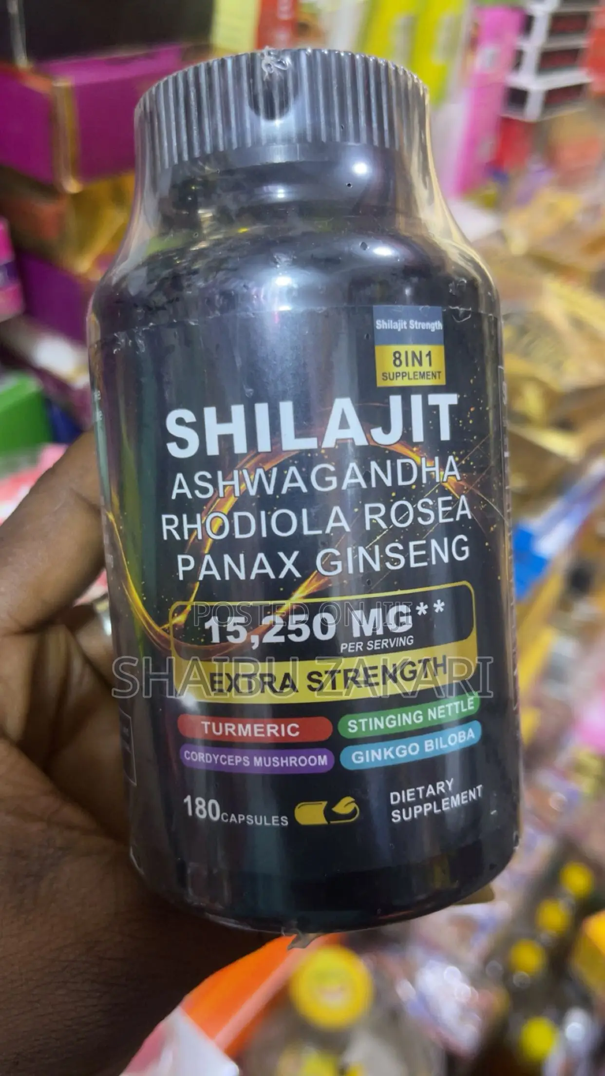 Shilajit Ashwagandha Rhodiola Rosea Panax Ginseng
