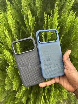 Vegan Leather Case for iPhone 17 Pro Max With Carbon Fiber Insert,