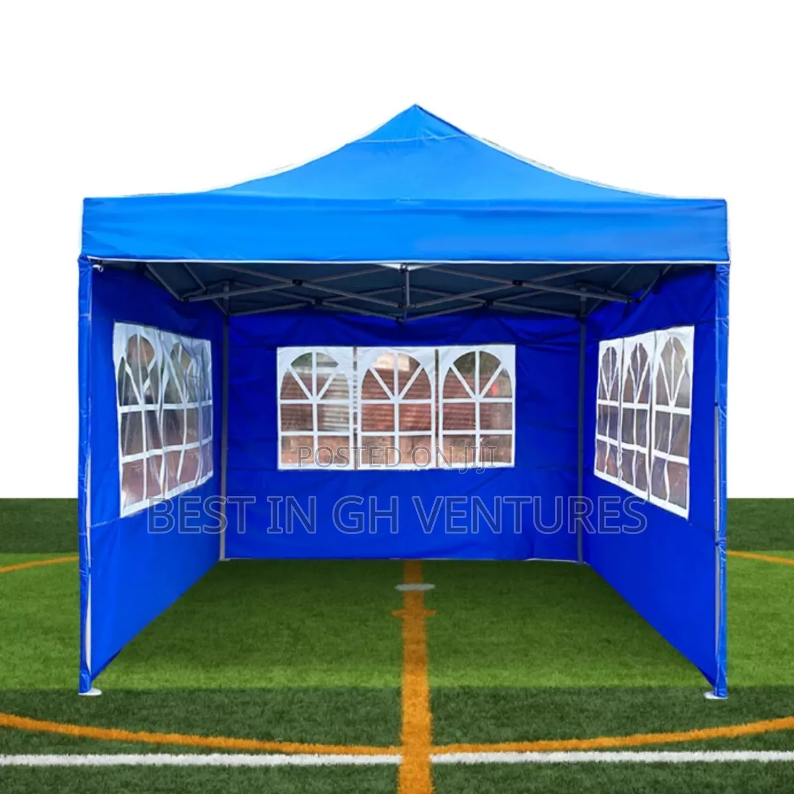 10ftx10ft Foldable Tent With Side Covers And Windows