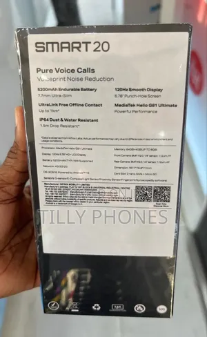 New Infinix Smart 20 64 GB Black