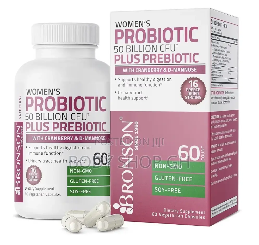 Women Probiotic 50 Billion Cfu + Prebiotic With Cranberry + D-Mannose