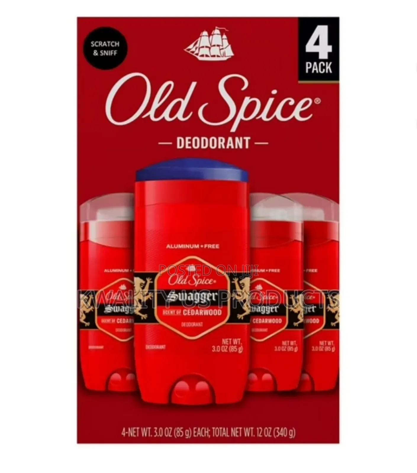 Old Spice Swagger Deodorant - 4 Pack