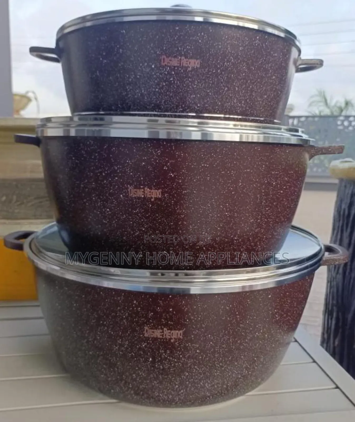 6 Piece Non Stick Aluminum Cookware Set