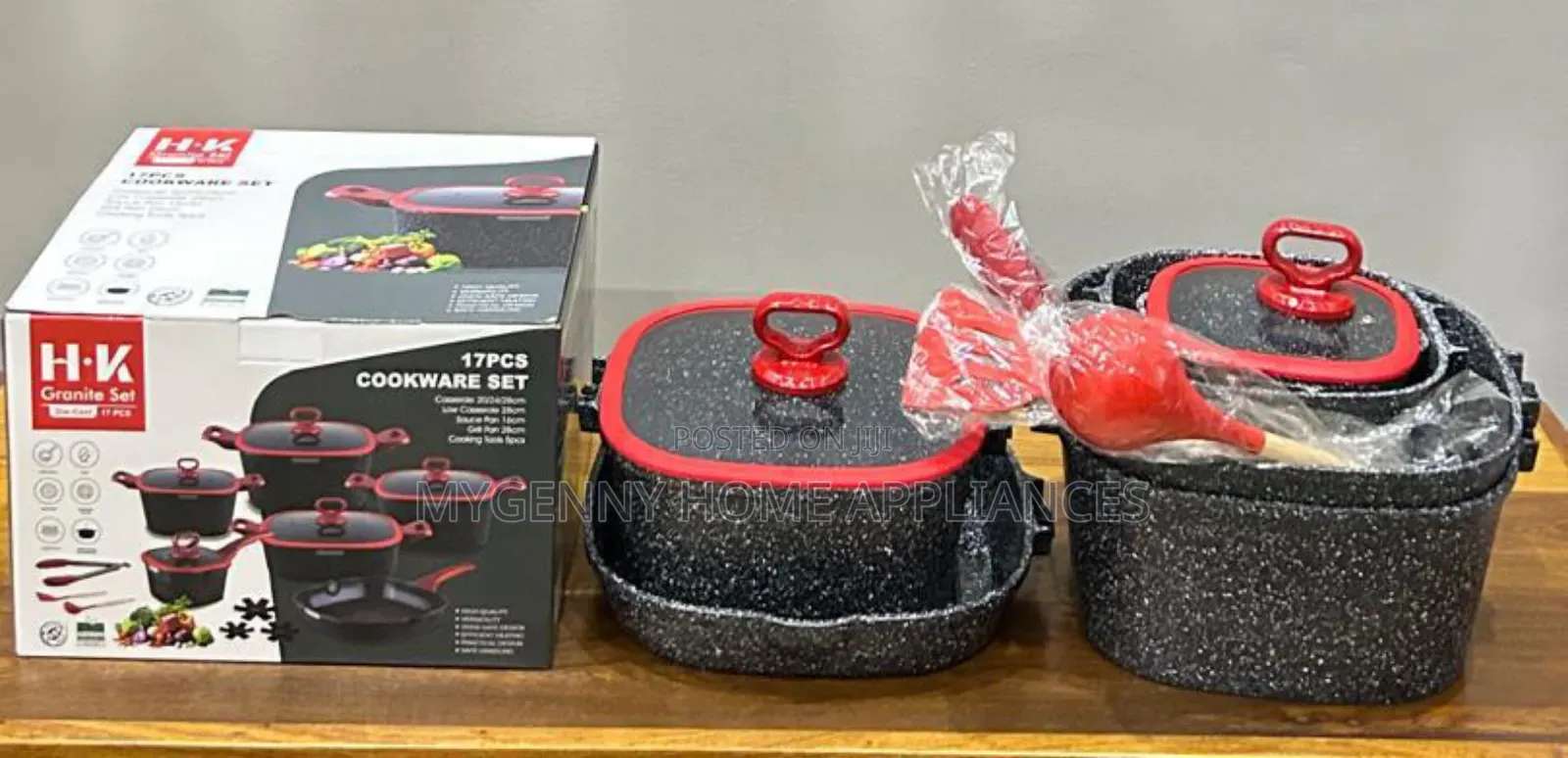 17 Pieces Non Stick Cookware Set