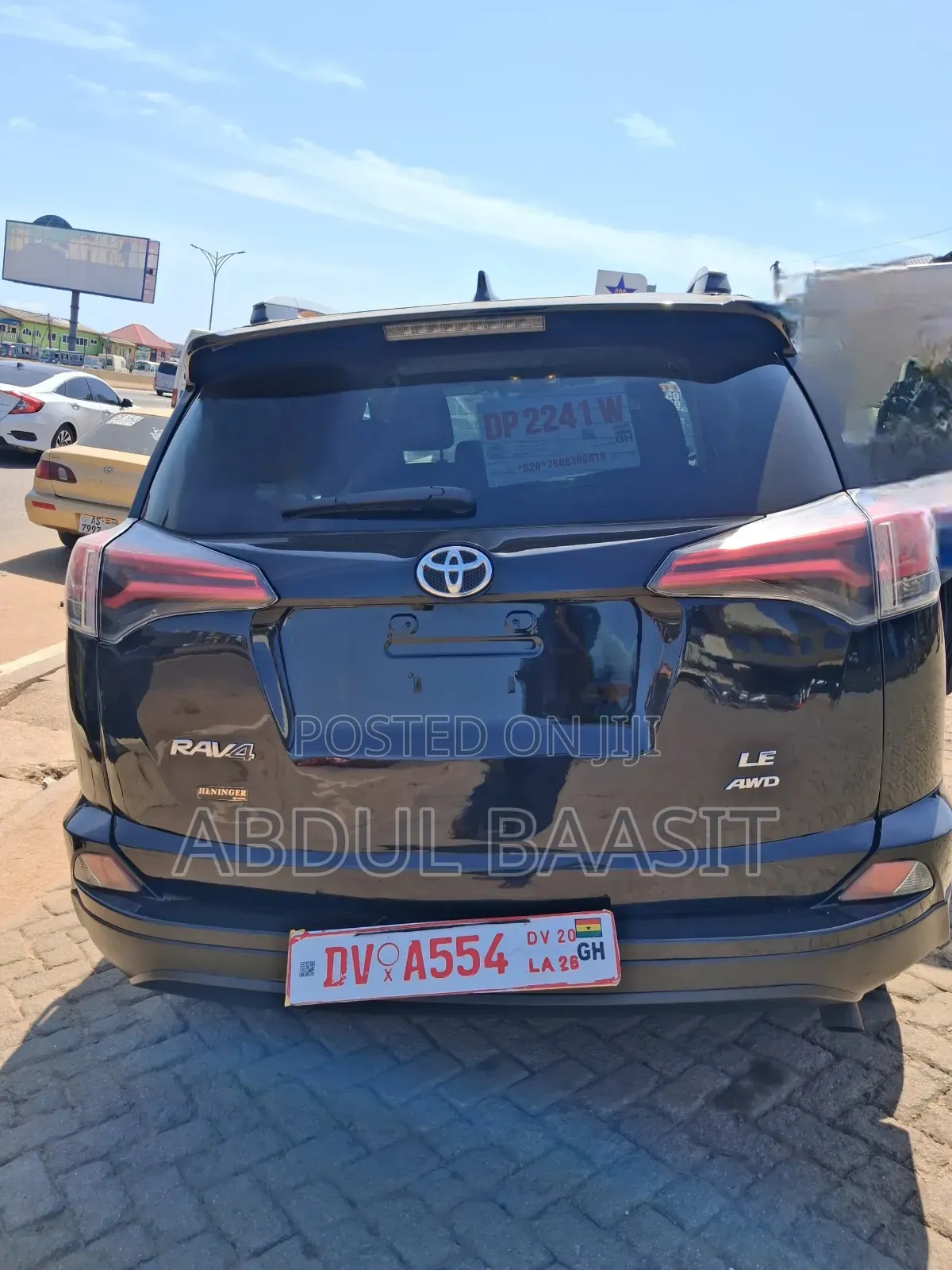 Toyota RAV4 LE AWD (2.5L 4cyl 6A) 2017 Black