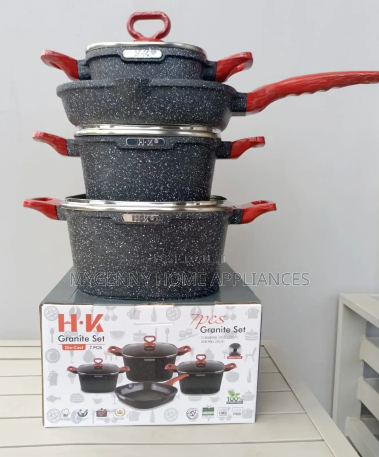 7 Pieces Non Stick Cookware Set
