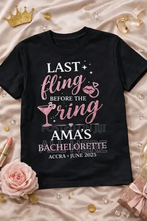 Bridal Shower, Birthday Bachelorette Shirts – Custom Elegant