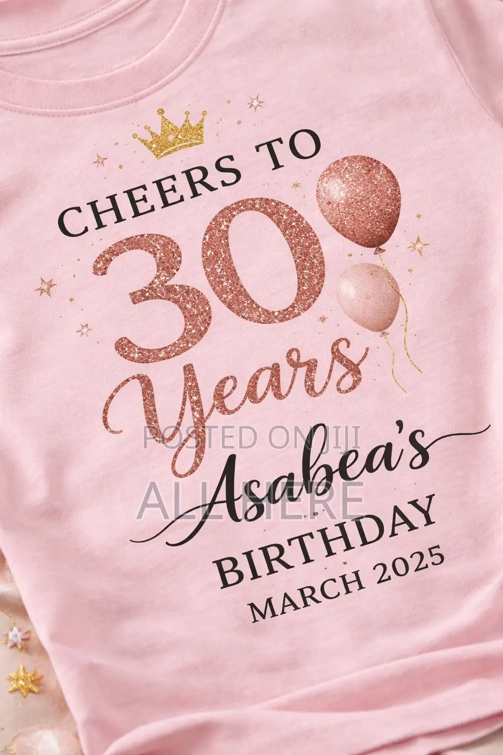 Bridal Shower, Birthday Bachelorette Shirts – Custom Elegant