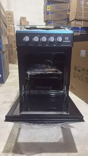 Nasco Black 4 Burner Gas Cooker