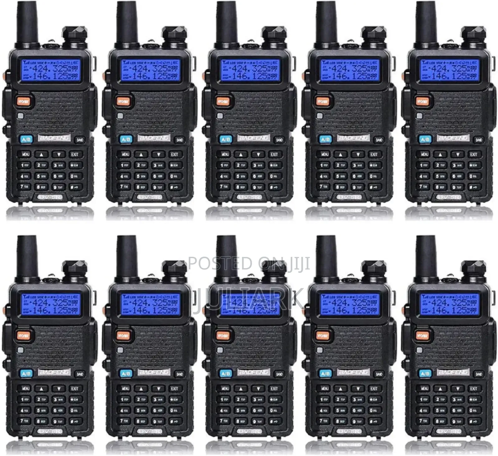 10 In1 Baofeng Uv5k Radio Walkie Talkie