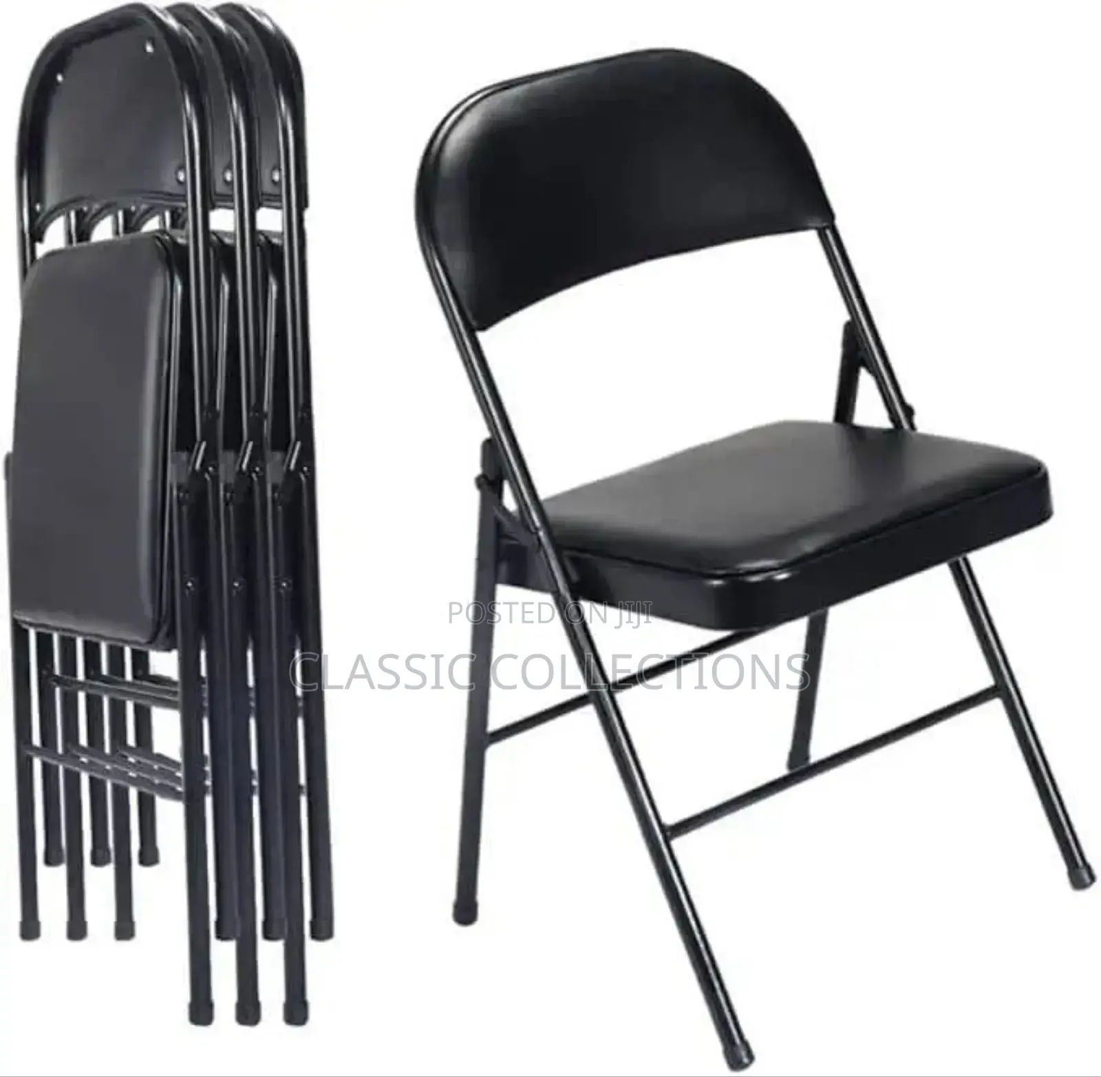 Folding Leather Chairs