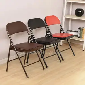 Folding Leather Chairs