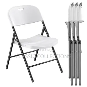 White Plastic Folding Chairs(Wholesale)