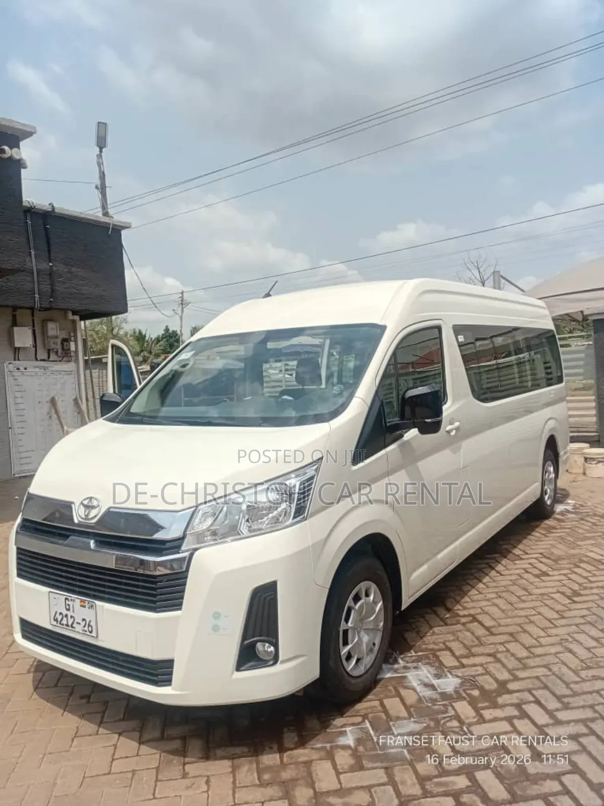 Toyota Haice Van for Rent