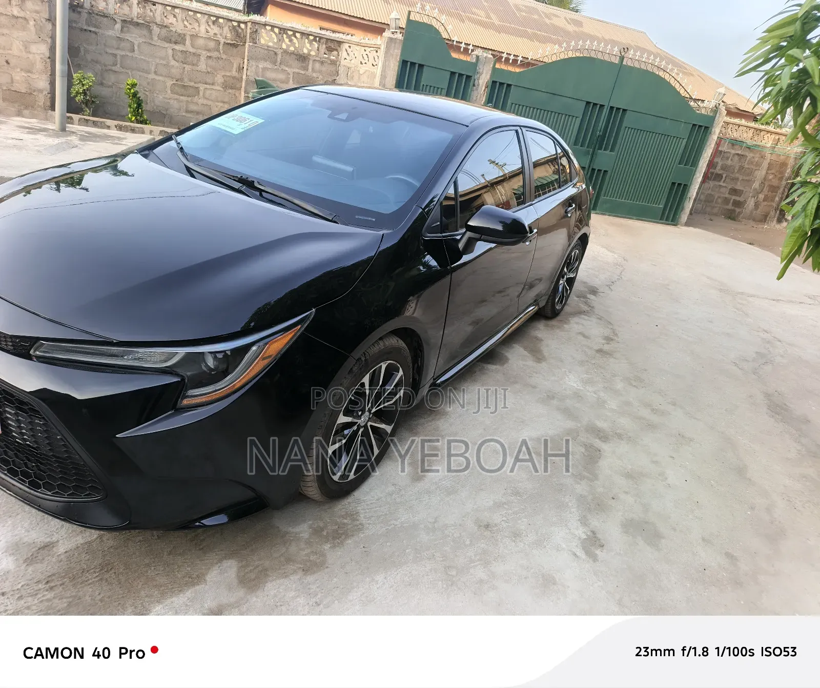 Toyota Corolla LE 2020 Black