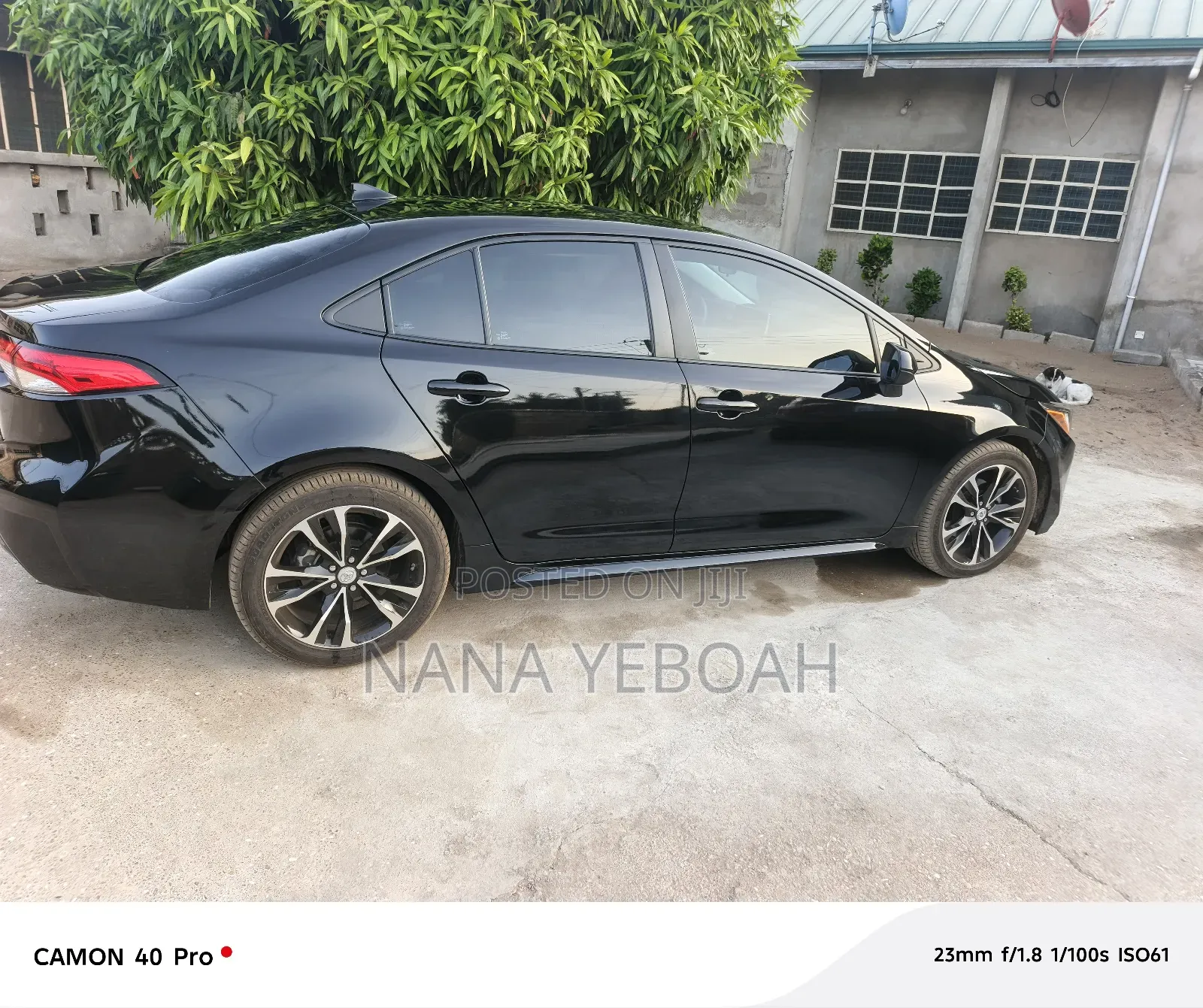 Toyota Corolla LE 2020 Black