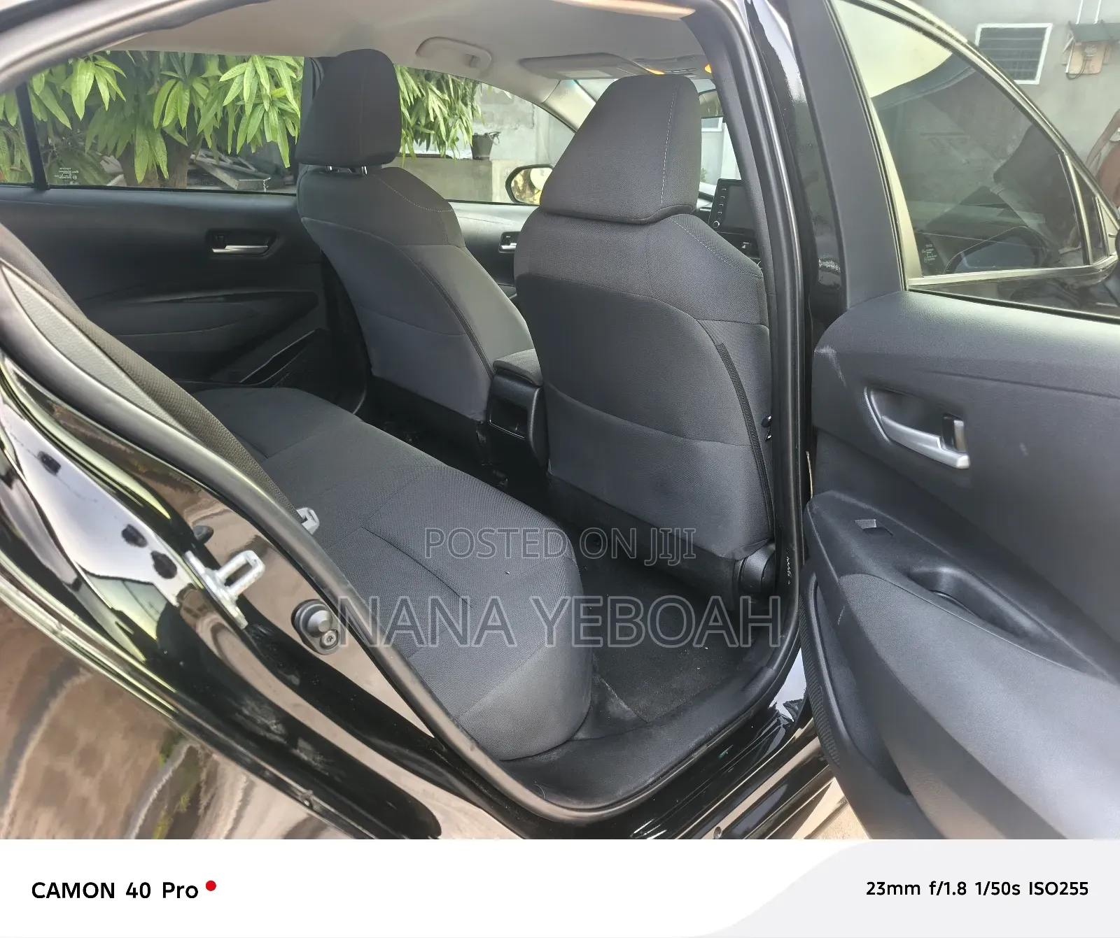 Toyota Corolla LE 2020 Black