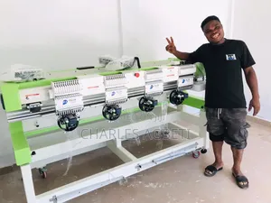 Four Heads, Twelve Needles Brand New Fuja Embroidery Machine