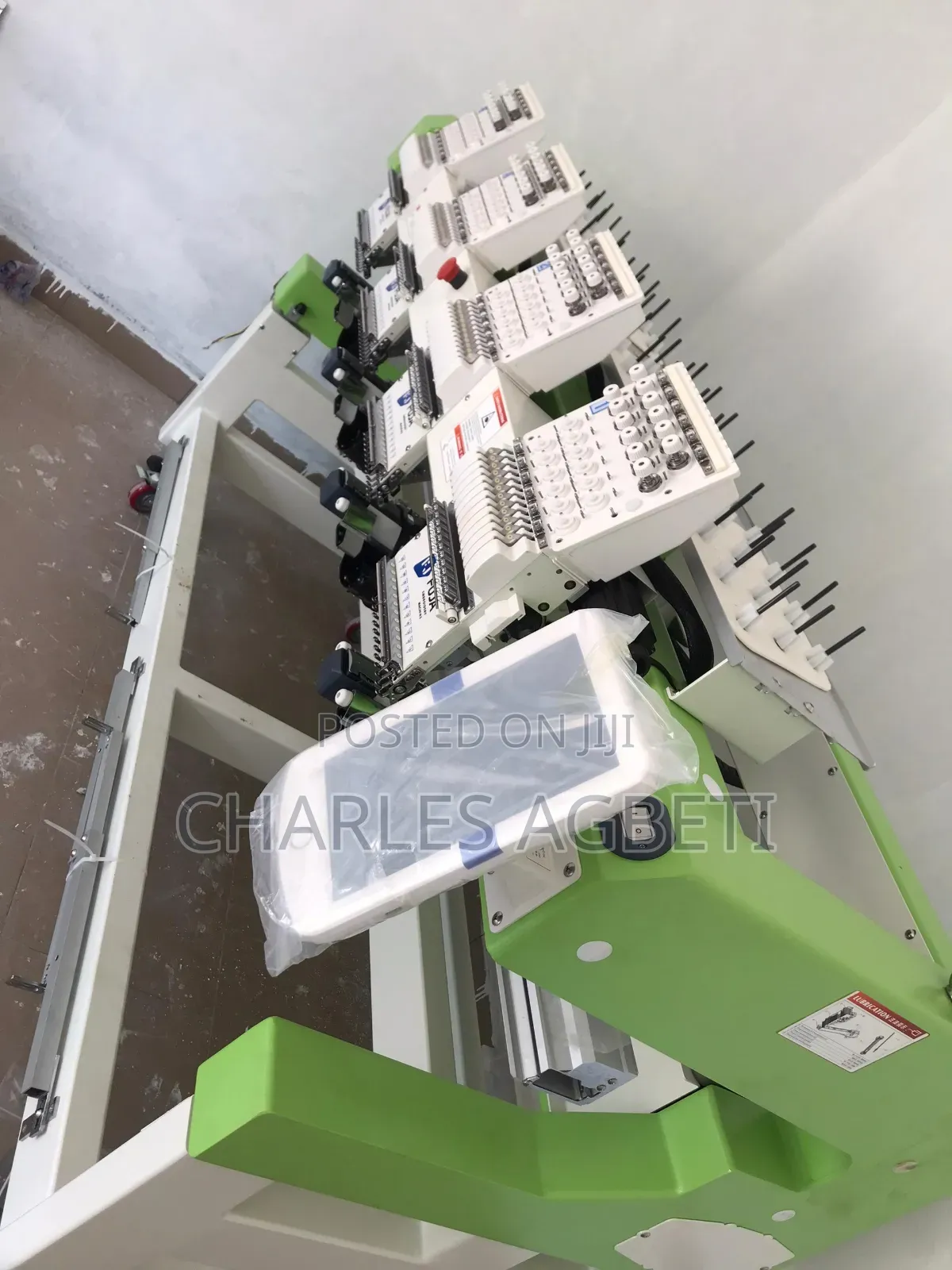 Four Heads, Twelve Needles Brand New Fuja Embroidery Machine