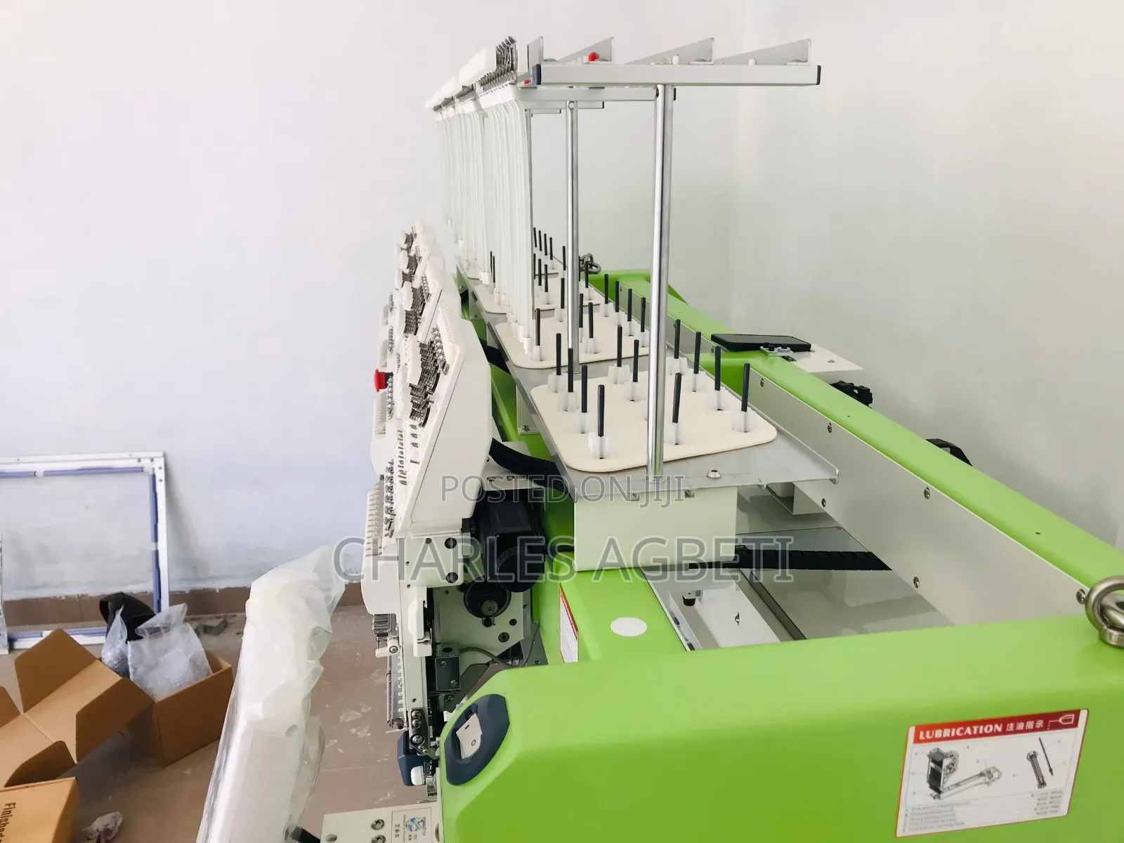 Four Heads, Twelve Needles Brand New Fuja Embroidery Machine