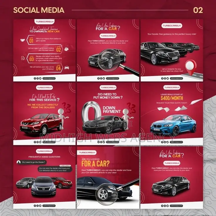 Professional Social Media Design and Management for Car Dealerships