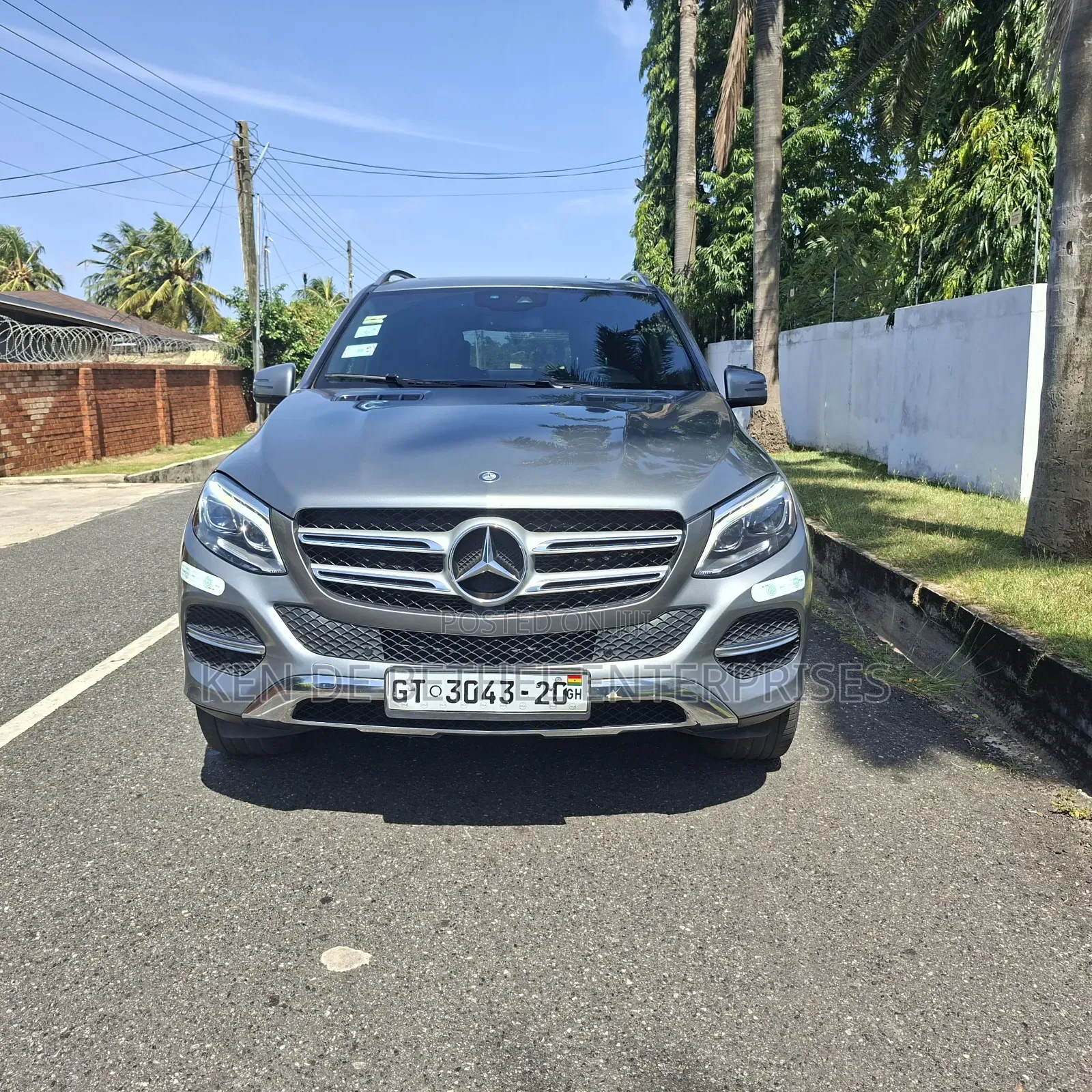Mercedes-Benz GLE-Class GLE 350d 4MATIC 2015 Silver