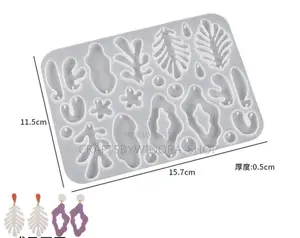 Irregular Leaf Earring Mould