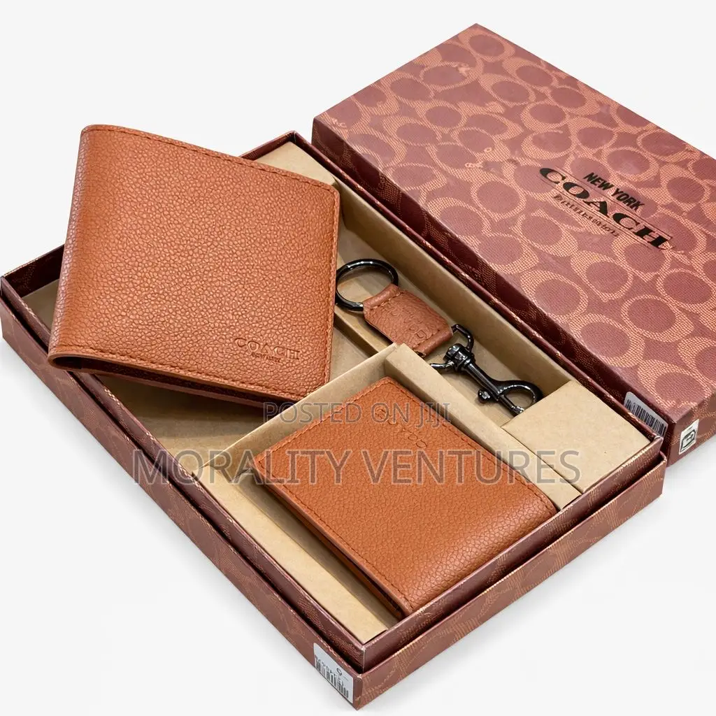 Coach Men's 3-in-1 Wallet Gift Set