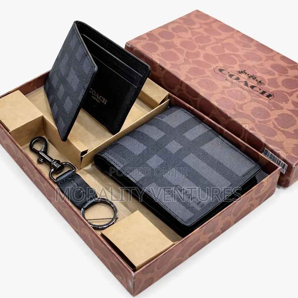 Coach Men's 3-in-1 Wallet Gift Set