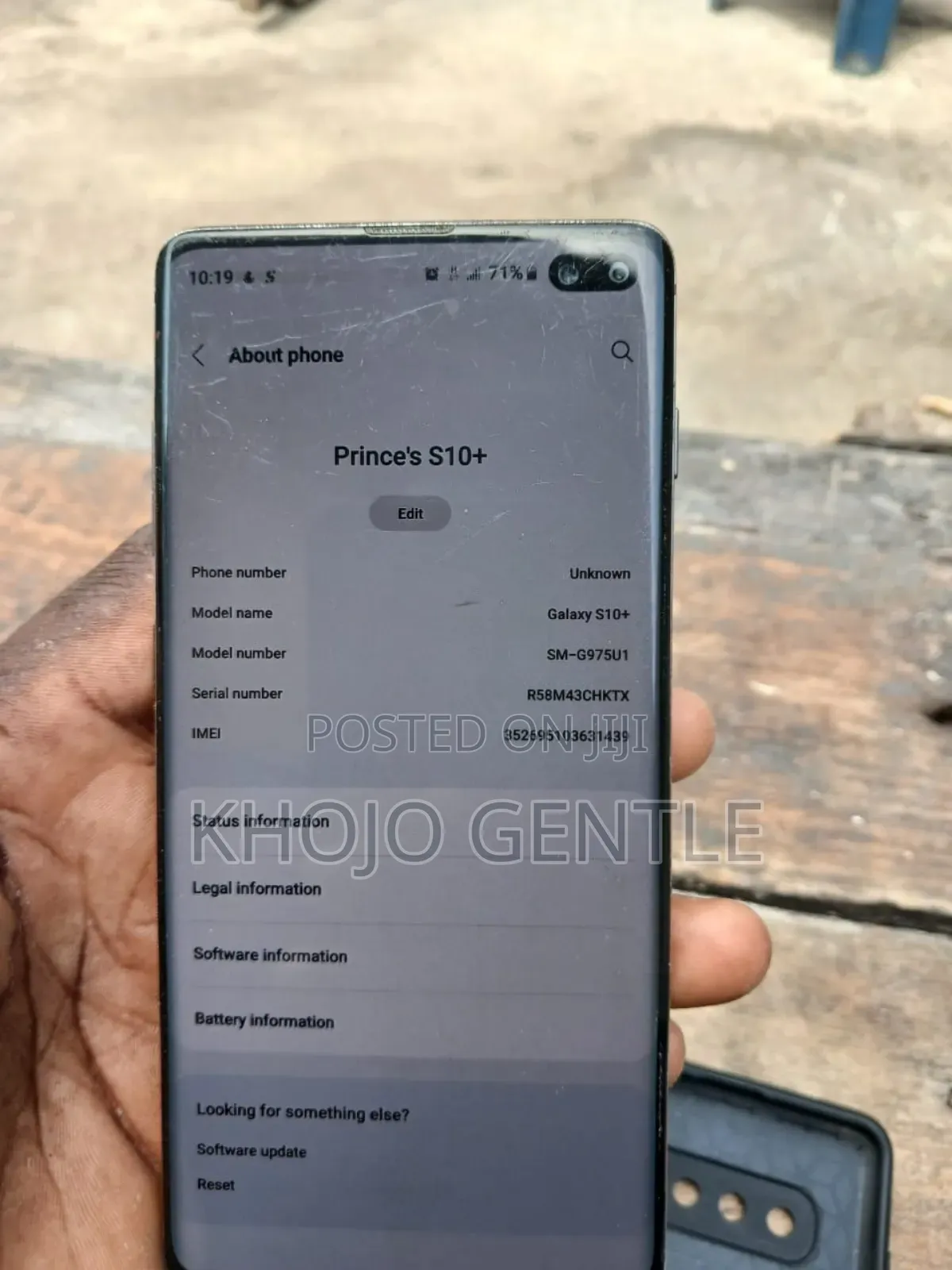 Samsung Galaxy S10 Plus 128 GB Black