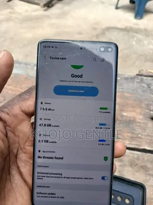 Samsung Galaxy S10 Plus 128 GB Black