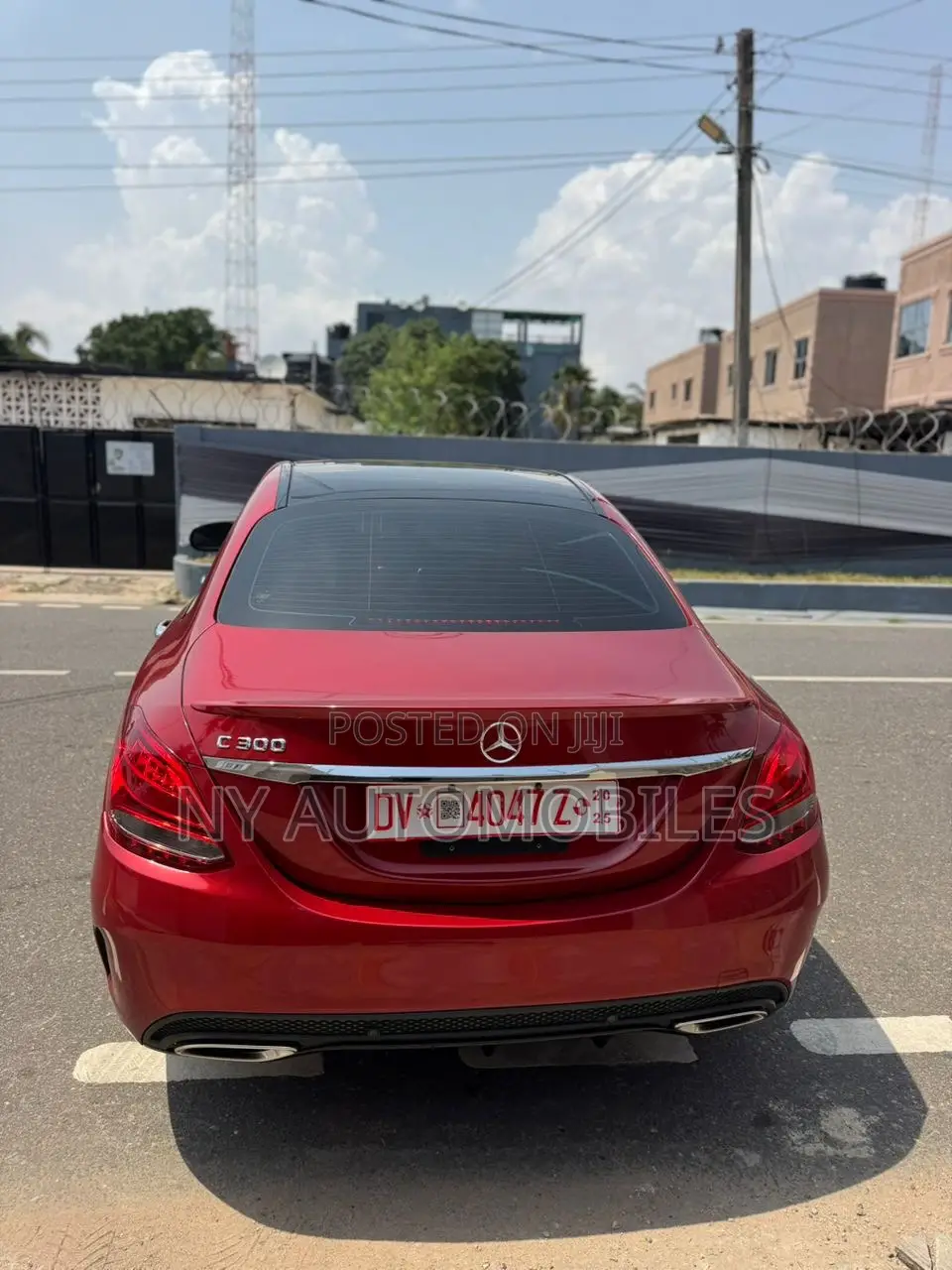 Mercedes-Benz C300 Sport 4Matic Sedan AWD (2.0L 4cyll 7A) 2016 Red