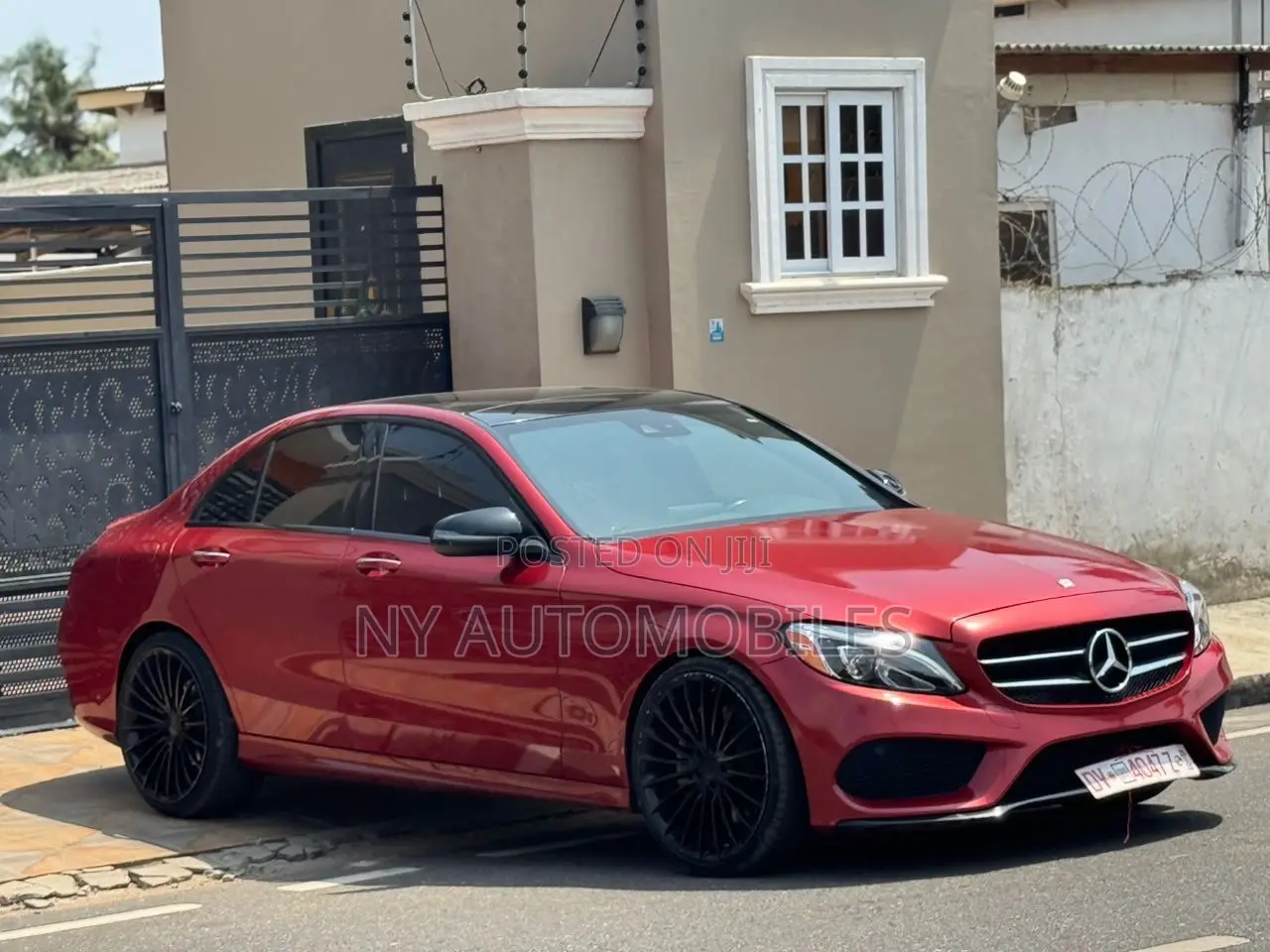 Mercedes-Benz C300 Sport 4Matic Sedan AWD (2.0L 4cyll 7A) 2016 Red
