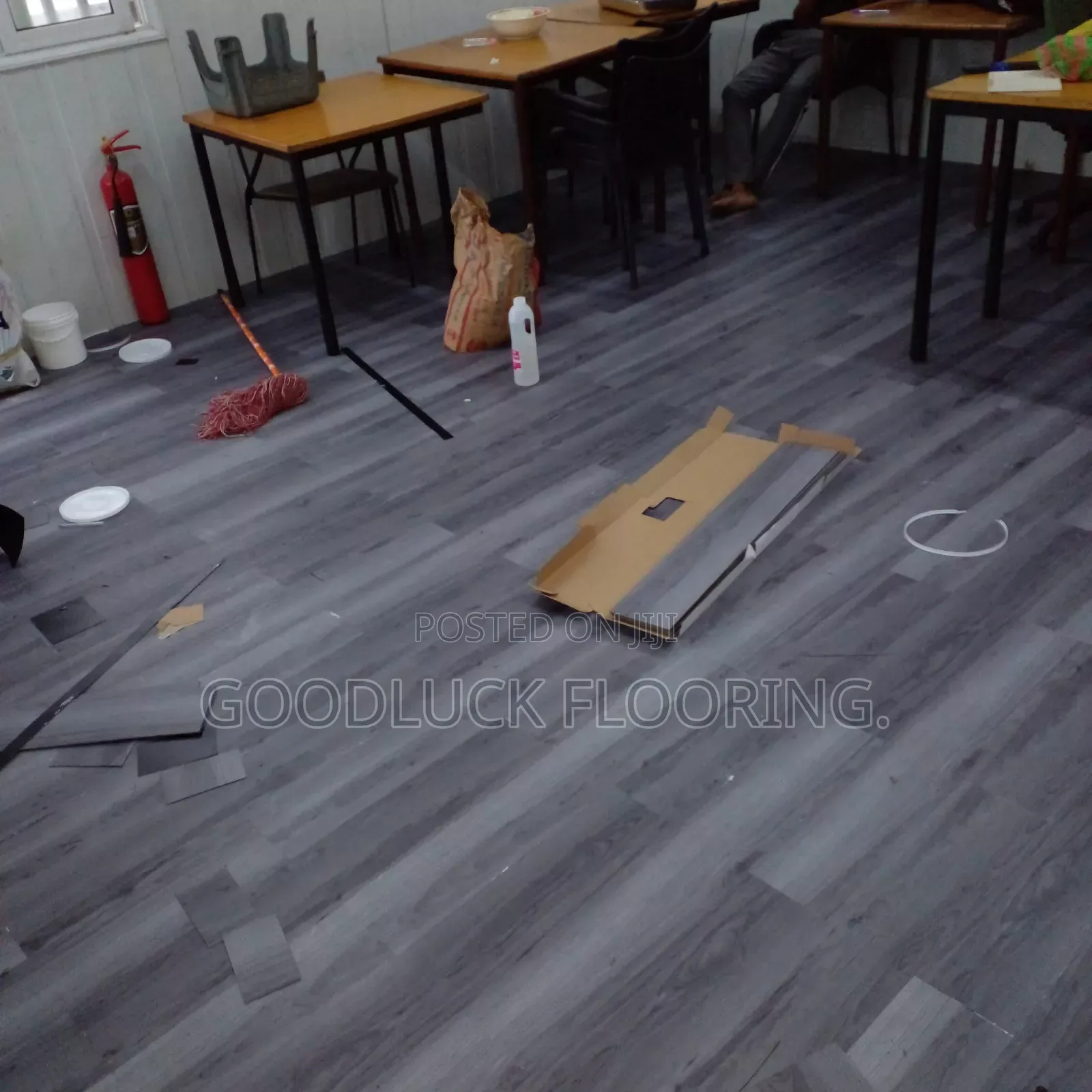 Vinyl Floor Installation