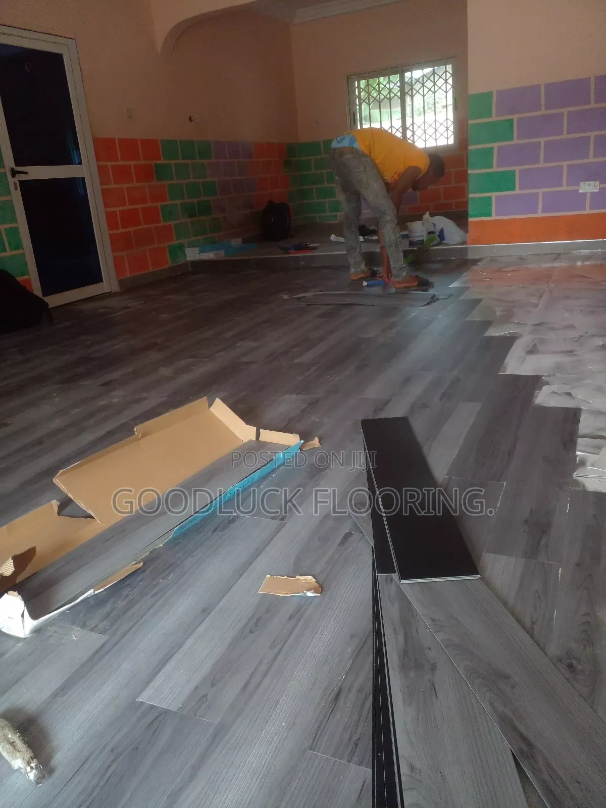 Vinyl Floor Installation