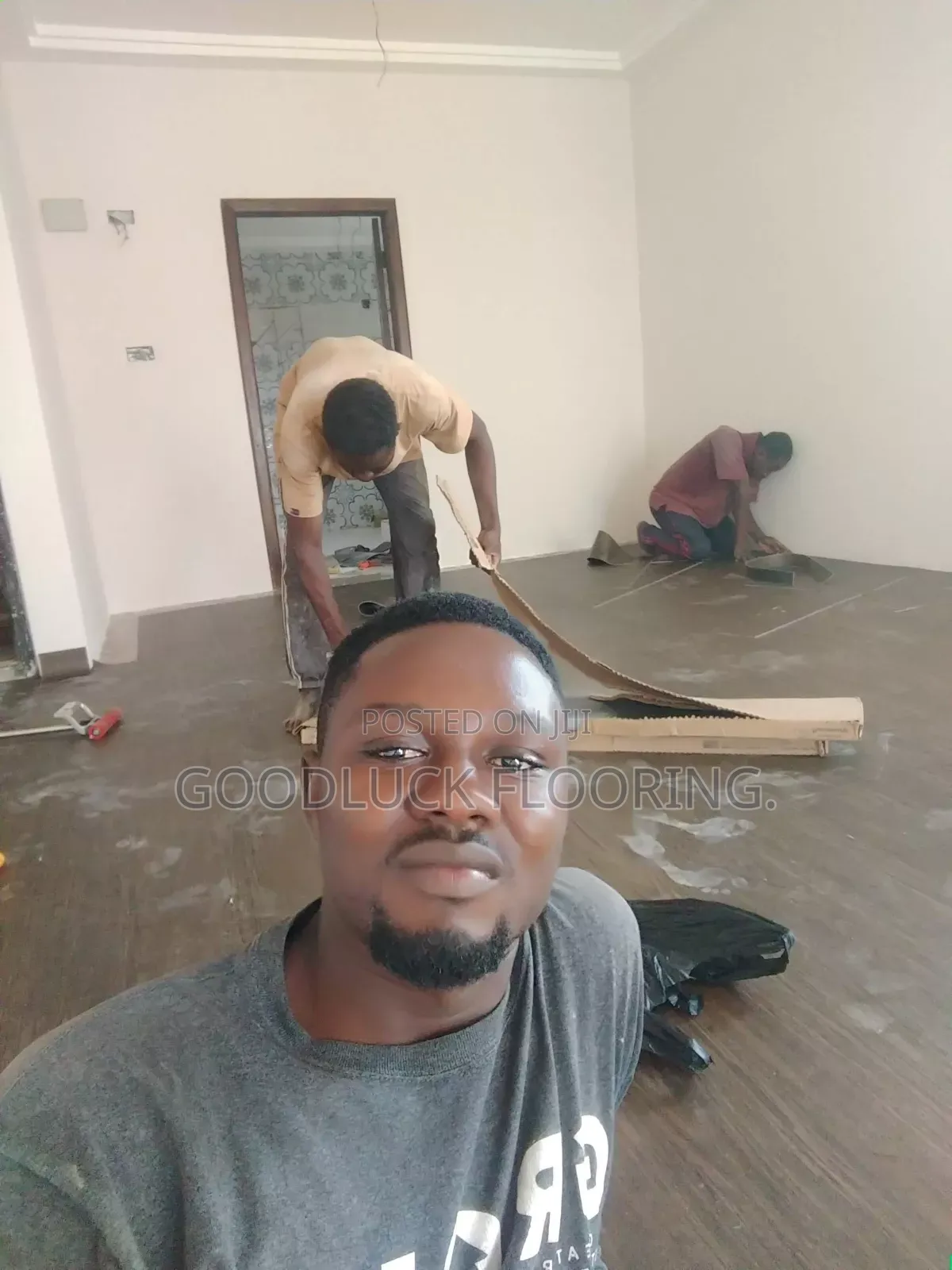 Vinyl Floor Installation