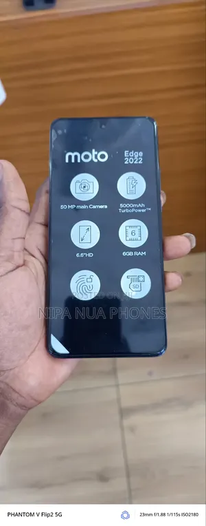 New Motorola Edge (2022) 128 GB Black