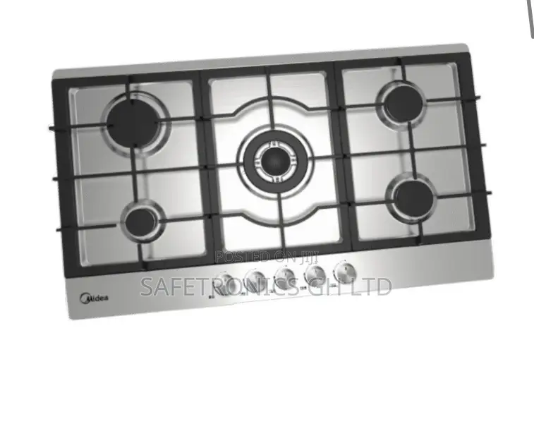 Ultra Modern (Grey) 5 Burner Gas Hob 90g50me005-SFT Auto Ignition
