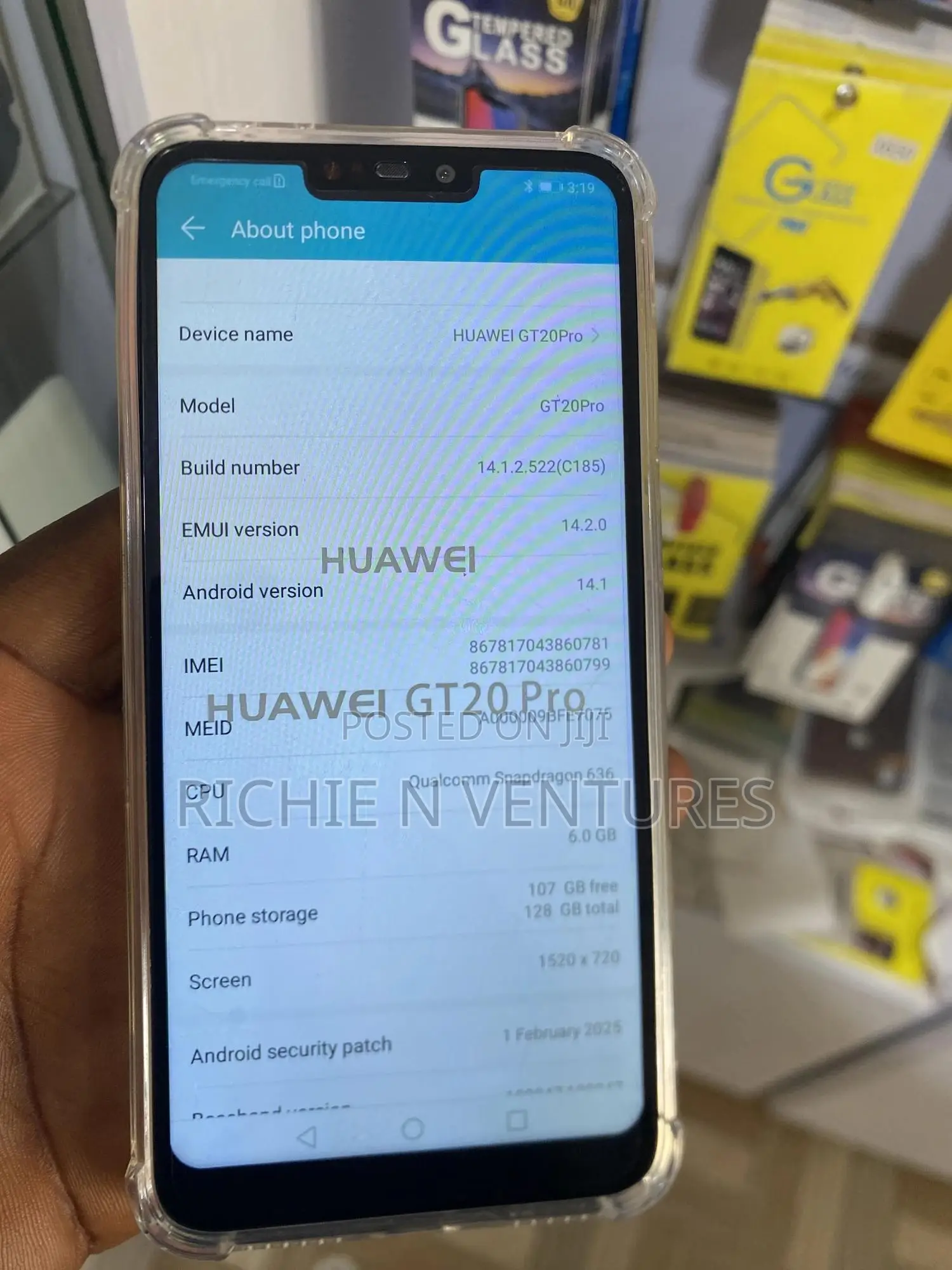 New Huawei Honor 8C 64 GB Blue