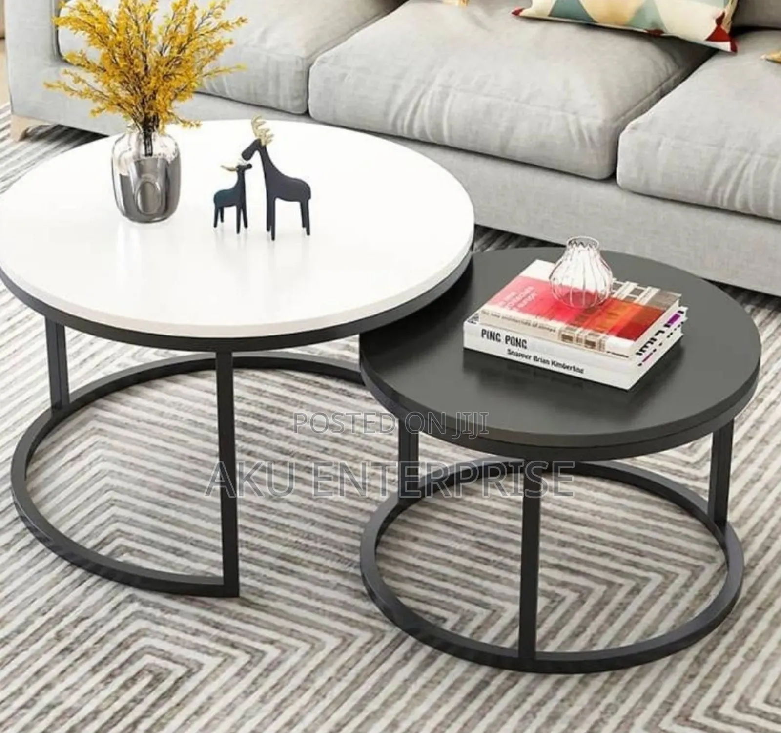 2 in 1 Marble Centre Table
