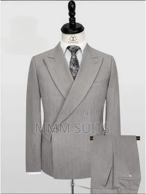 Classic Quality Turkish Single Breasted Men 2-Piece Suit in Grey