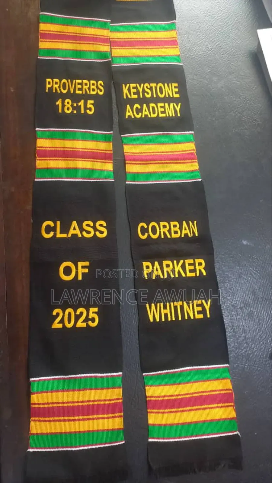 Plain and Customized Sashes for, Customised for
