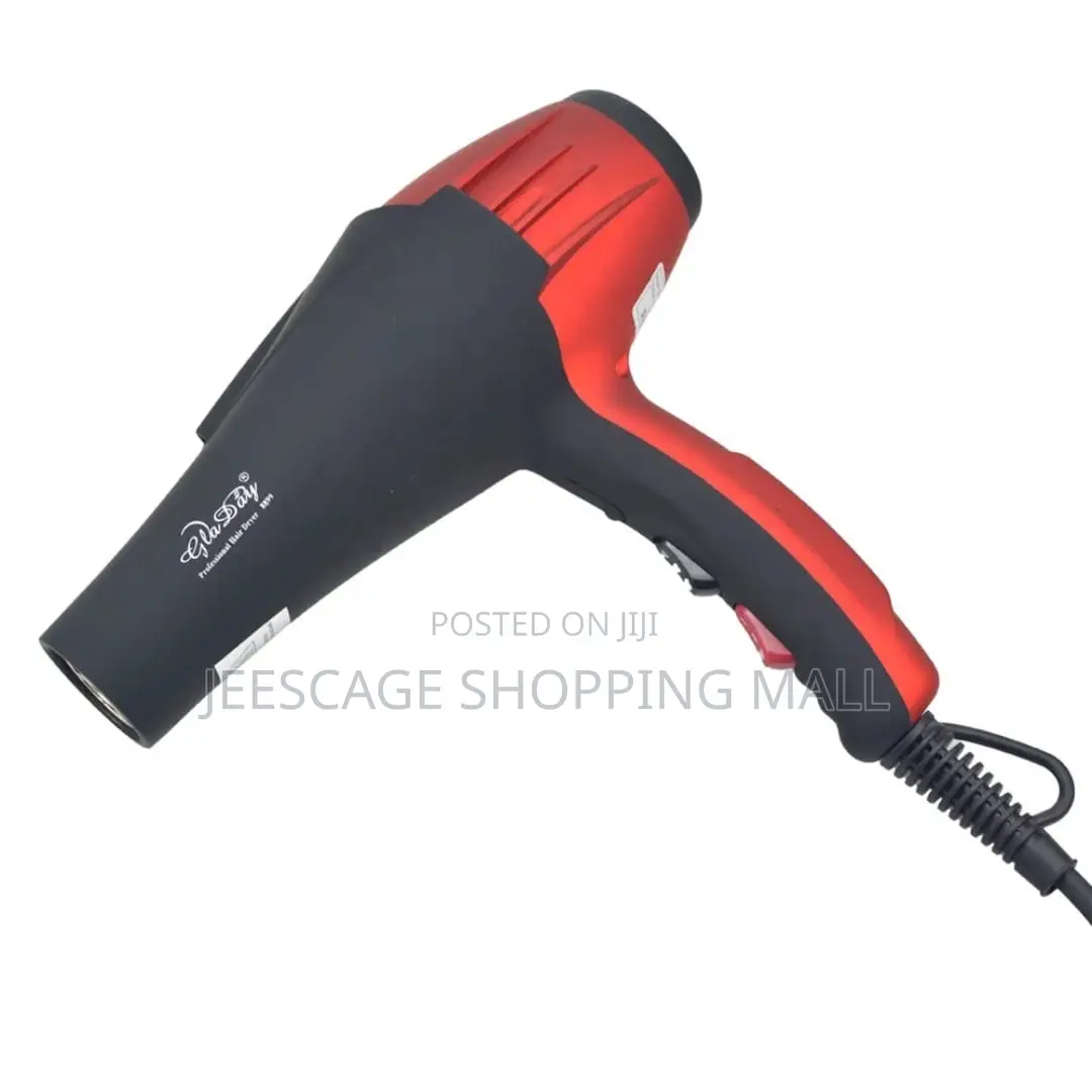 Zumber Professional Hair Dryer - Red Black