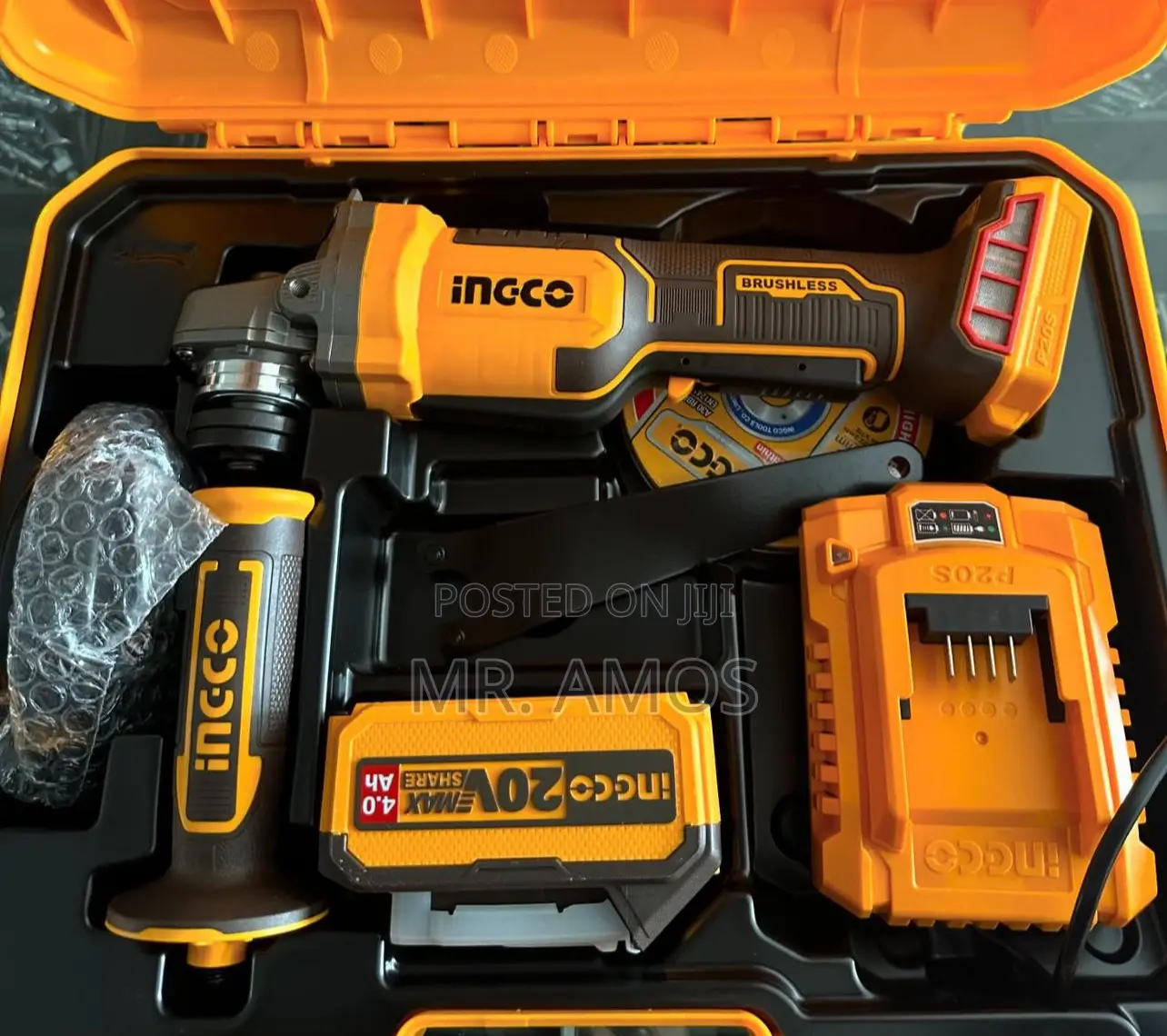 4.5 Inches Cordless Brushless Angle Grinder - Cagli