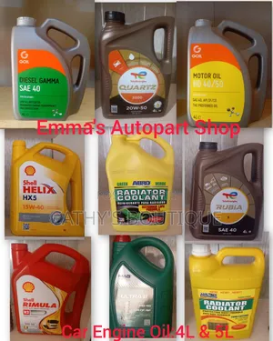 Shell Helix-4l,Atf Automatic Fluid,Goil Diesel Gamma-4l,Coolant,Etc