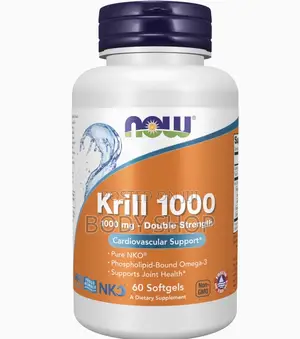 Now Krill, Double Strength 1000 Mg, Phospholipid-Bound Omega-3